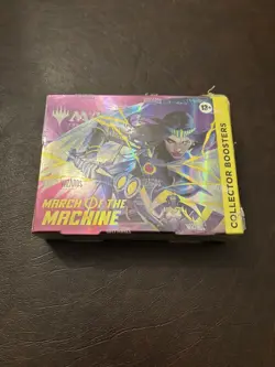 MTG Magic The Gathering MARCH OF THE MACHINE Sealed Collector Booster Box *NEW* 195166208350 - Image 1