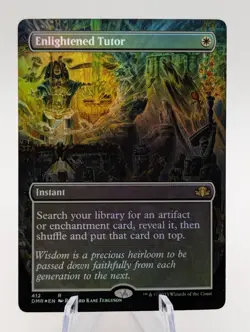 Magic the Gathering | Enlightened Tutor Borderless FOIL | NM - Image 1