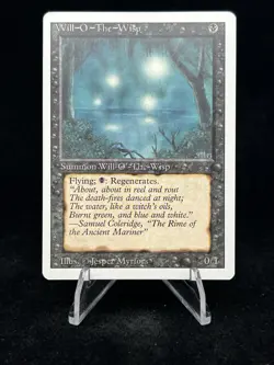 WILL-O-THE-WISP Revised Edition 1994 Magic The Gathering (MTG) TCG CCG 🔥Rare🔥 - Image 1