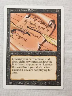 NM Contract from Below Revised Mtg Magic the Gathering - Image 1