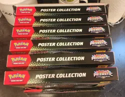 NEW Pokemon Prismatic Evolutions Poster Collection Sealed Display Set Of 6 Boxes - Image 2