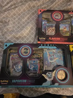 Pokemon TCG Eeveelution VMAX Premium Collection Set of 3 New Sealed - Image 2