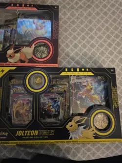 Pokemon TCG Eeveelution VMAX Premium Collection Set of 3 New Sealed - Image 3