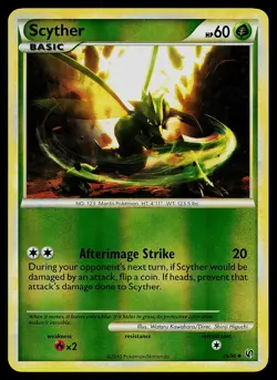 Pokemon Card - Scyther Undaunted 36/90 Uncommon Reverse Holo - Image 1