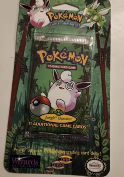 Wizards of the Coast First Edition Pokemon Jungle Booster Pack - Image 1