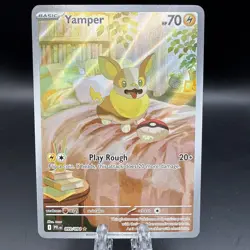 Yamper 099/094 Illustration Rare Pokemon ME Phantasmal Flames NM Pack Fresh - Image 1