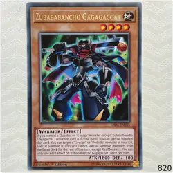 Zubababancho Gagagacoat - LED6-EN035 - Rare 1st Edition Yugioh - Image 1