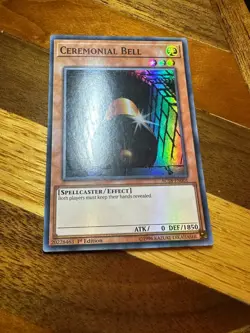 Ceremonial Bell AC18-EN001 1st Edition Super Rare PL + BONUS - Image 1