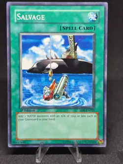 Yu-Gi-Oh! Salvage SD4-EN023 Structure Deck: Fury from the Deep 1st Edition NM - Image 1