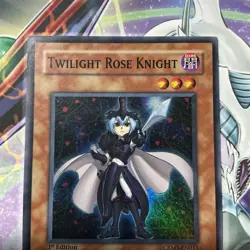 Yugioh Twilight Rose Knight CRMS-EN011 Super Rare VLP - Image 2