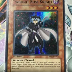 Yugioh Twilight Rose Knight CRMS-EN011 Super Rare VLP - Image 3