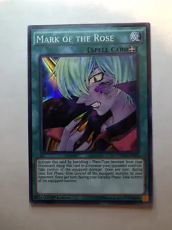 Yugioh! Mark Of The Rose FUEN-EN054 1st Edition Super Rare MP - Image 1