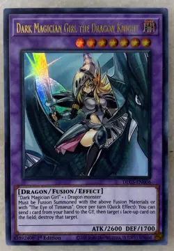 Dark Magician Girl the Dragon Knight - DLCS-EN006 - Ultra Rare - 1st Edition LP - Image 1