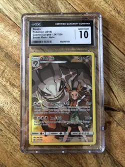 CGC 10 Steelix 247/236 Character Rare Cosmic Eclipse Pokemon Card - Image 1