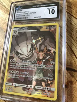 CGC 10 Steelix 247/236 Character Rare Cosmic Eclipse Pokemon Card - Image 3