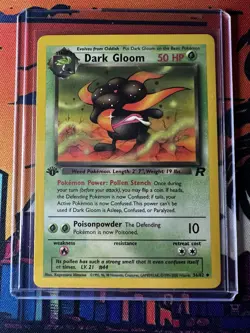Pokemon | Dark Gloom | 1st Edition Team Rocket 36/82 UC | NM-Mint Card 1st Ed - Image 2