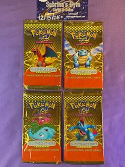 Empty Expedition Base Set complete artwork Pokemon Card Opened Packs E Series - Image 1