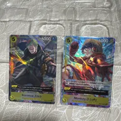 One Piece Illustration Box Vol 3 Roronoa Zoro & Monkey.D.Luffy Promo Cards ENG - Image 1