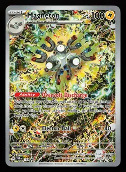 Magneton 159 Illustration Rare Scarlet & Violet Promo Pokemon Card - Image 1