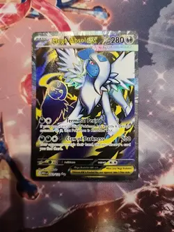 Pokemon TCG Card Mega Absol ex 161/132 Mega Evolution Ultra Rare Full Art - NM - Image 1