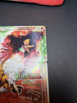 Pokemon Ho-Oh Legend Top and Bottom Half Card 111/123 HGSS Lp - Image 5