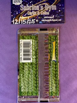 Empty 1st Edition Neo Discovery Xatu artwork Pokemon Card Opened Pack - Image 2