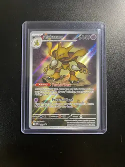 Pokemon Alakazam 009 Black Star Promo Mega Evolution Holo Rare Card NM-M - Image 1