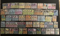 Pokemon TCG EX Lot Scarlet And Violet Era 82 Total Cards - Image 1