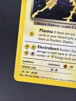 Rocket's Zapdos 15/132 Gym Challenge Holo Wotc Pokemon Card. - Image 5