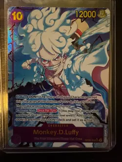 Monkey D. Luffy (Alt Art) OP05-119 prb SEC ONE PIECE Card from Bandai - Image 1
