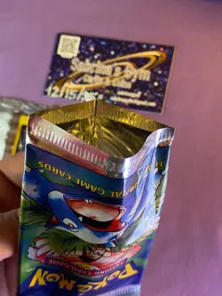 Empty Base Set Complete Artwork Pokemon Card Opened Packs 1999 WoTC - Image 3