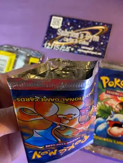 Empty Base Set Complete Artwork Pokemon Card Opened Packs 1999 WoTC - Image 4