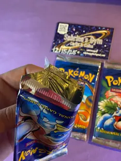 Empty Base Set Complete Artwork Pokemon Card Opened Packs 1999 WoTC - Image 5