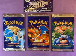 Empty Shadowless Base Set Complete Artwork Pokemon Card Opened Packs - Image 2
