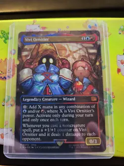 MTG Vivi Ornitier (Borderless) (Chocobo Track Foil) Final Fantasy Foil M 0570 - Image 1
