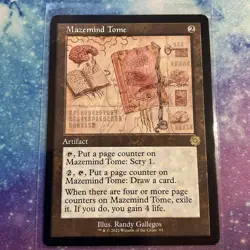 Mazemind Tome (REGULAR) x1 - MTG The Brothers' War Retro Artifacts BRR #93 - Image 1