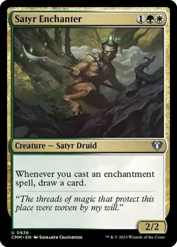 1 x Satyr Enchanter - Commander Masters - NM-Mint - MTG - Image 1