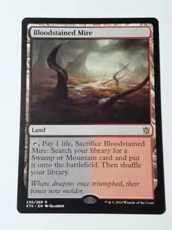 Bloodstained Mire Khans of Tarkir Regular - Image 1