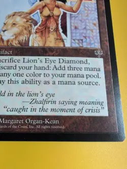 Lion's Eye Diamond. Old Vintage. Mirage. Magic The Gathering. As Shown In Pics - Image 3