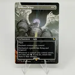 Brilliant Wings Borderless Regular (FIC 0454) MTG Final Fantasy NM - Image 1