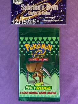 Empty Skyridge Set Kabutops artwork Pokemon Card Opened Packs E Series - Image 1