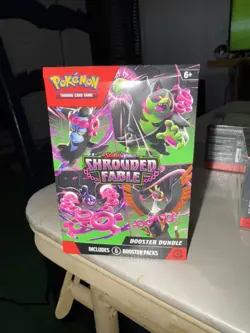3 Pokemon TCG Scarlet and Violet Shrouded Fable Booster Bundle 6 Packs, Sealed - Image 3