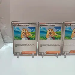 Pokemon Lillie's Determination 119/132 NM Mega Evolution Playset Lot Of 4 - Image 2