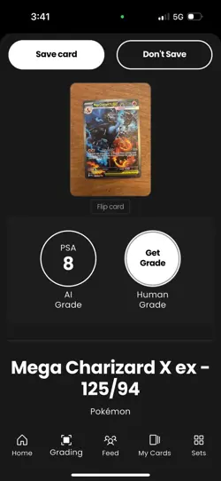 Mega Charizard x Ex Phantasmal Flames 125/094 Ultra Rare Great Condition Pokemon - Image 3