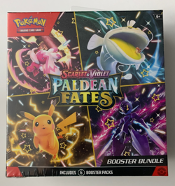 Pokemon TCG Scarlet & Violet Paldean Fates 6 Booster Pack Bundle Factory Sealed - Image 1