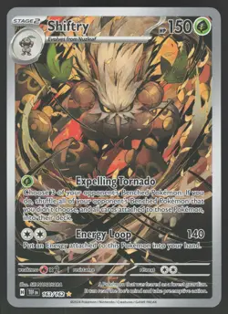 Shiftry 163/162 Illustration Rare Pokemon TCG Temporal Forces NM - Image 1