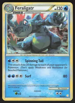 Feraligatr 20/123 Cracked Ice Holo Pokemon TCG MP - Image 1