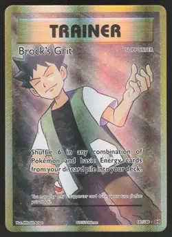 Brock's Grit 107/108 Ultra Rare Pokemon TCG XY - Evolutions NM - Image 1