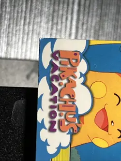 Pokemon Topps Looks Like Trouble #44 Pikachus Vacation Movie Blue logo HOLO - Image 2
