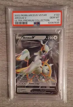 PSA 10 Metal Arceus V #122 Pokemon Ultra Premium Collection [Read Description] - Image 1